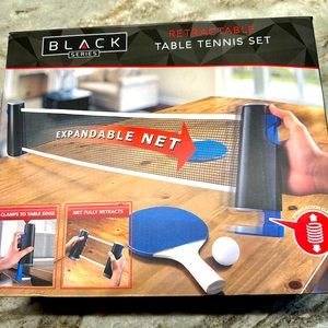 Retractable Table Tennis Set with Three ping pong balls complete set